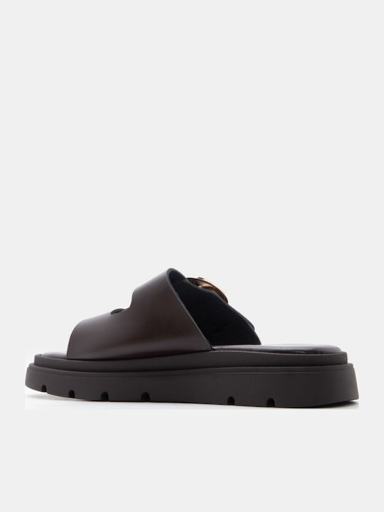 Γυναικεία Σανδάλια Flatforms Καφέ