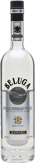 Vodka Beluga Noble Gb 700ml 40% + 1 Pahar