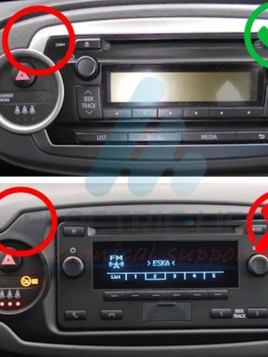 Digital IQ Car Audio System for Toyota Yaris 2011-2015 Bluetooth USB WiFi GPS Apple CarPlay Android Auto with 9" Touch Screen