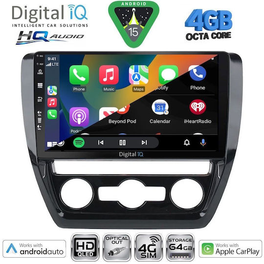 Digital IQ Ηχοσύστημα Αυτοκινήτου 2004-2014 (Bluetooth/USB/WiFi/GPS/Apple-Carplay/Android-Auto) με Οθόνη Αφής 10"