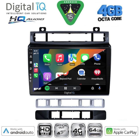 Digital IQ Car Audio System for Volkswagen Touareg 2011-2018 Bluetooth USB WiFi GPS Apple CarPlay Android Auto with 9" Touch Screen
