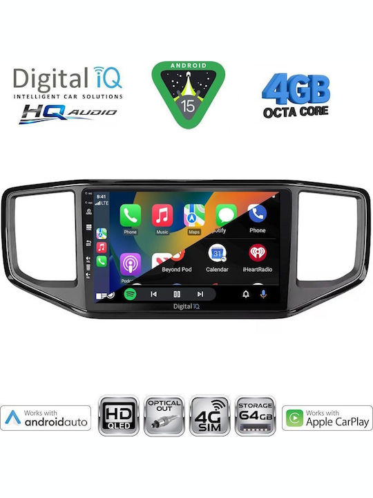Digital IQ Car Audio System for Volkswagen Passat 2016-2023 (Bluetooth/USB/WiFi/GPS/Apple CarPlay/Android Auto) with 10" Touch Screen