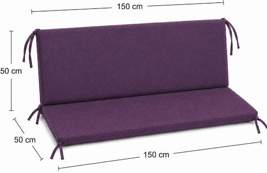 Pucioasa Swing Cushion Garden Chair Cushions Purple 50x150cm Pucioasa Swing Cushion Garden Chair Cushions Purple 50x150cm