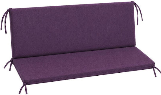 Pucioasa Garden Chair Cushion with Backrest Purple 50x150cm