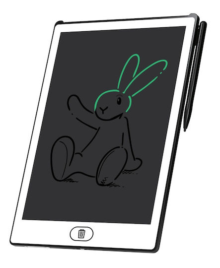 Gogen Bob Bobek Tabletă de Desen Copii 11" 28 Cm Ecran Lcd Baterie Cr2025 Inclusă Subțire Ușoară Albă