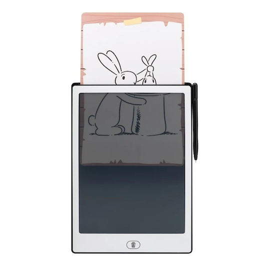 Gogen Bob Bobek Tabletă de Desen Copii 11" 28 Cm Ecran Lcd Baterie Cr2025 Inclusă Subțire Ușoară Albă