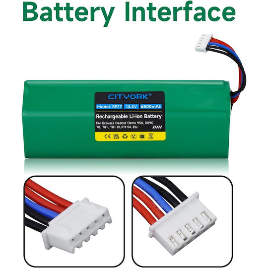 Batterie 6500mAh Für Roboter-Staubsauger Ecovacs