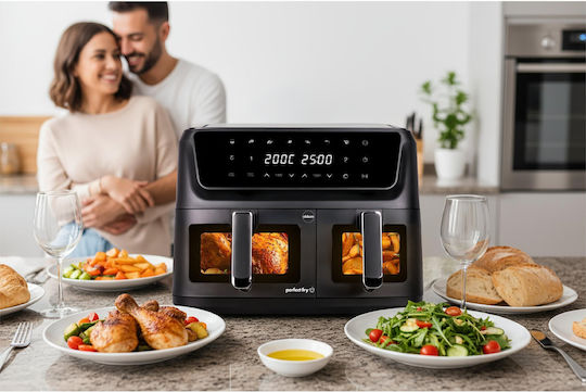Eldom Air Fryer with Double Removable Container 11l Black FR220