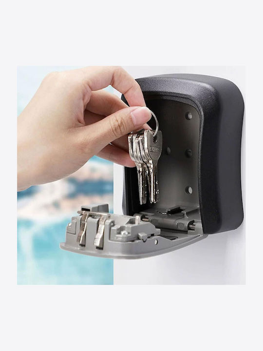 Alista Home Suport De Chei Cu Combinație Metalic Cu Încuietoare 12.5x10.5x5cm