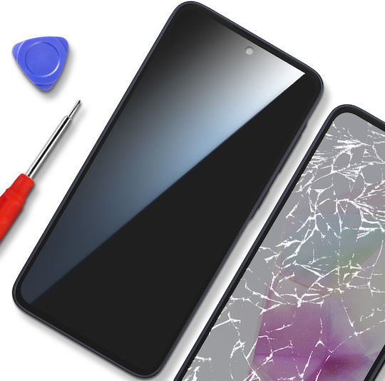 Clappio Complete In-cell Replacement Screen Galaxy A35 Chassis Black