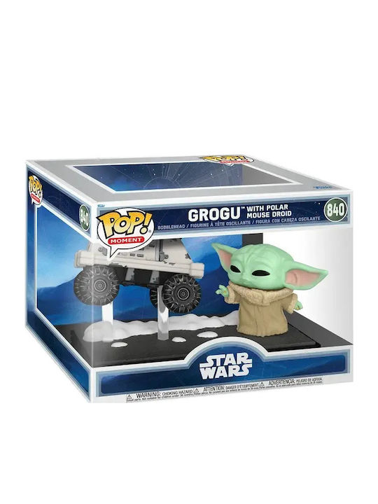 Funko Pop! Movies: Star Wars - The Mandalorian Grogu with Polar Mouse Droide 840