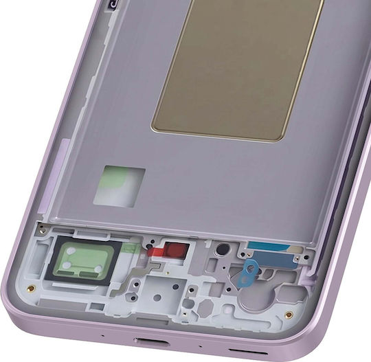 Clappio Replacement Middle Frame Galaxy A35 Purple