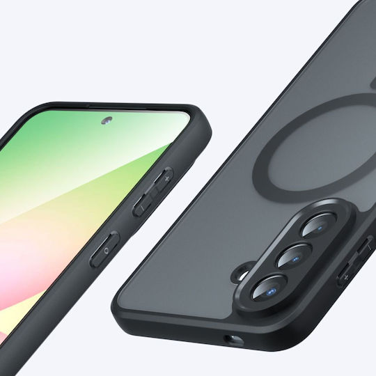 Techsuit Purefrost Umschlag Rückseite Silikon Schwarz Galaxy A27