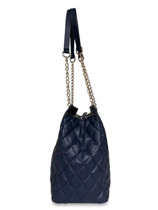 Γυναικεία Τσάντα Ώμου Strict Quilted Μπλε