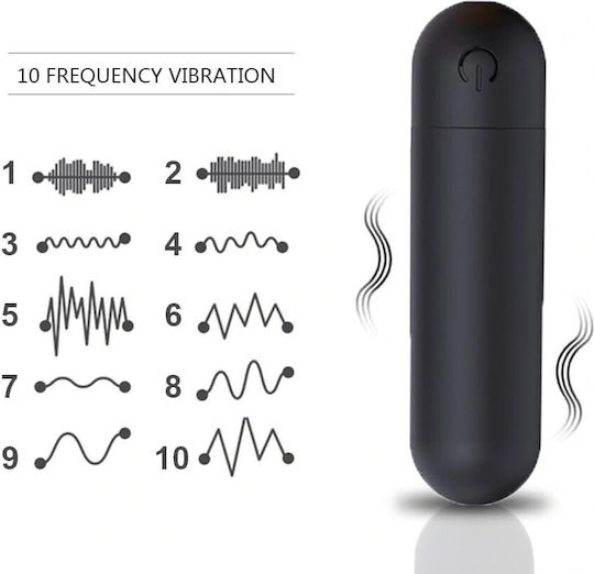 Guilty Toys VibeX Mini Vibrator Bullet Schwarz