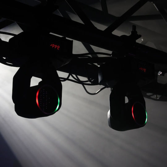 Light4me Magic Head Κινούμενη Κεφαλή Fx Led Dmx Gobo Beam Πράσινο Λέιζερ 50 Mw