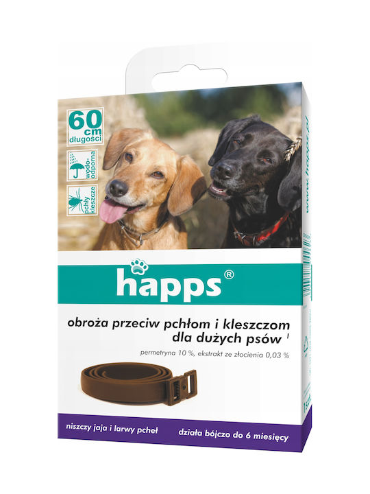 Нашийник против бълхи и кърлежи Happs за големи кучета