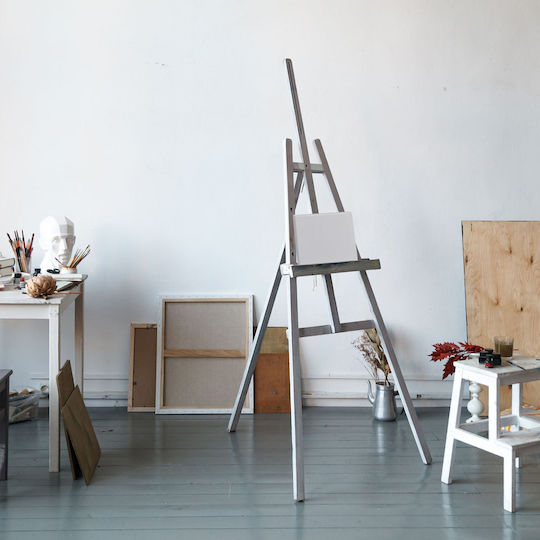 Relaxdays Set 12 Rectangular Canvases White 40x1.5x60 Cm