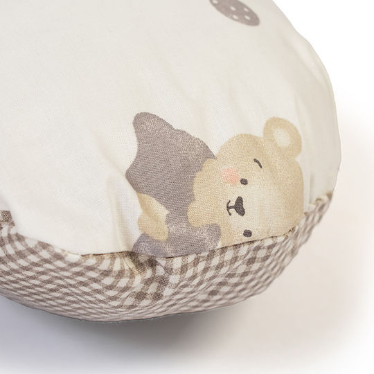 Dimcol Pregnancy & Breastfeeding Pillow White 50cm