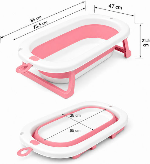 Aster Star Folding Baby Bath Pink