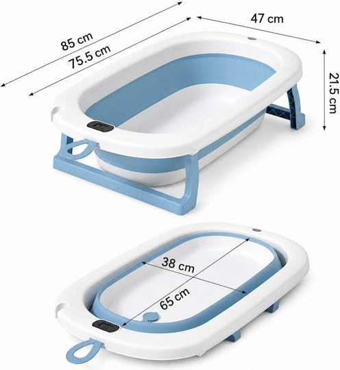 Aster Star Klappbare Baby-Badewanne Blau