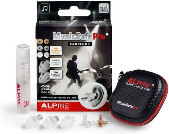 Alpine Earplugs in Transparent Colour 84022-220 2 Pieces