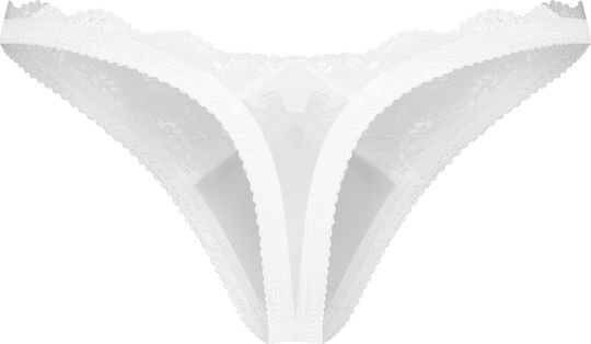 Λευκό Στρινγκ Δαντέλα Obsessive Weddya Thong Ean 5901688269879
