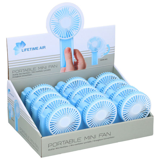 Mini Tragbarer Ventilator Blau Lifetime Air