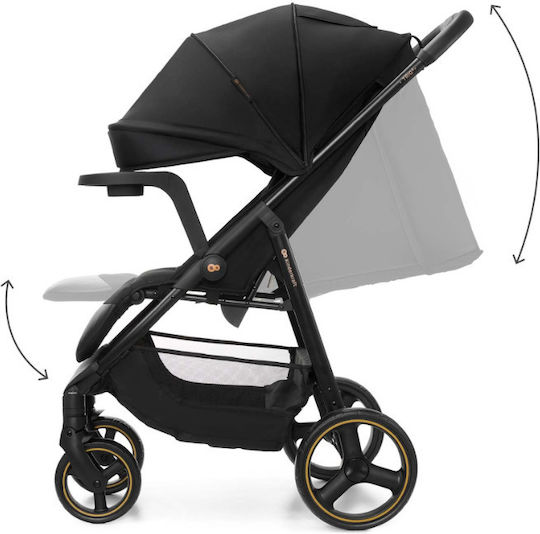 Kinderkraft Trig 3 Καρότσι Μωρού Kατάλληλο για Nεογέννητο Onyx Black