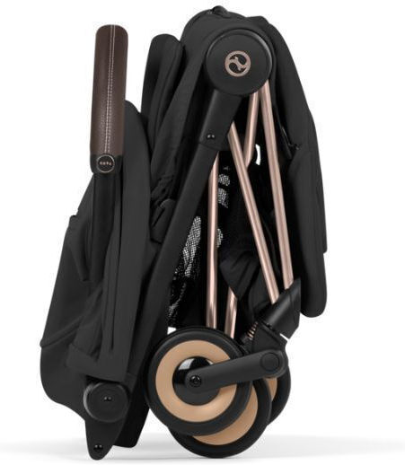 Cybex Coya Καρότσι Μωρού Kατάλληλο για Nεογέννητο Rosegold / Sepia Black
