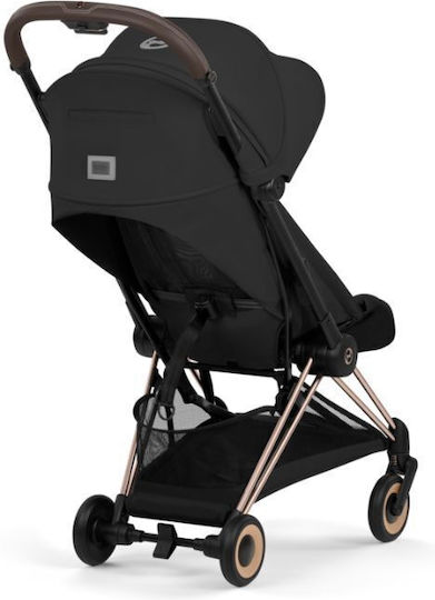 Cybex Coya Καρότσι Μωρού Kατάλληλο για Nεογέννητο Rosegold / Sepia Black