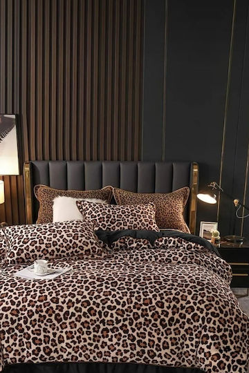 SteweHome Cotton Duvet Cover Set 220x180cm Double With 2 Pillowcases Ecru