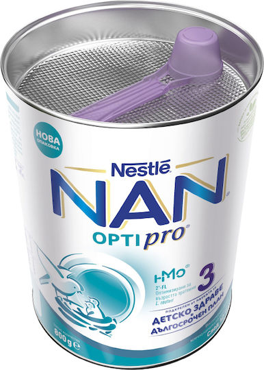 Nestle Lapte praf Nan Optipro 3 pentru 12m++ Luni 800gr