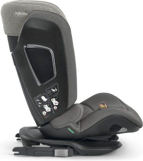 Inglesina Cartesio Baby Car Seat i-Size with Isofix Moon Grey 15-36 kg