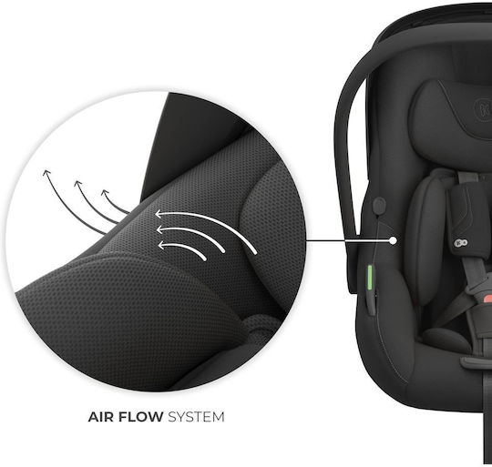 Kinderkraft Endura Safe Modular System Baby Car Seat i-Size with Isofix Black 0-36 kg