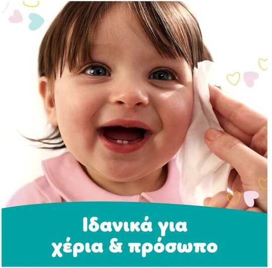 Pampers Fresh Clean Бебешки Кърпички Без Алкохол и Парабени 12x80 Броя