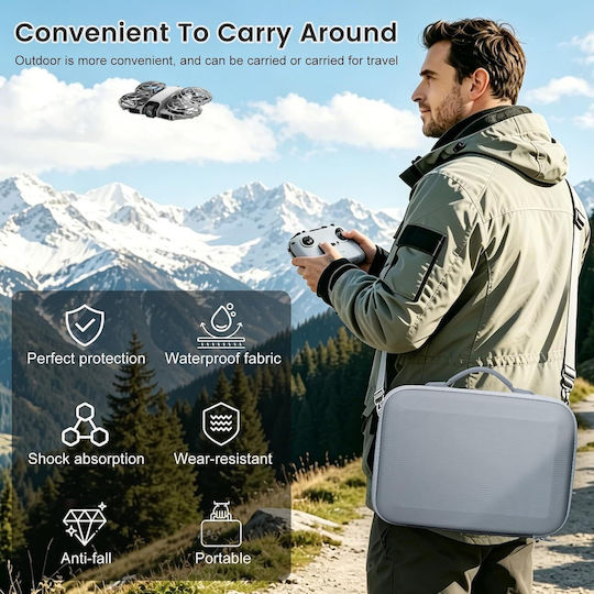 Husă Transport Gri pentru Telecomanda DJI Neo