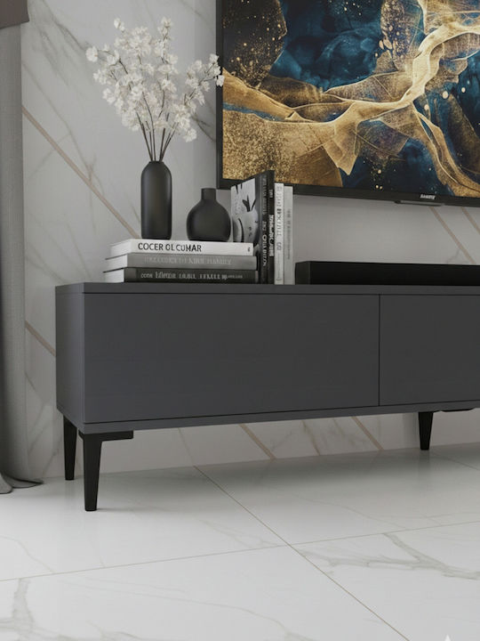 Black TV Stand L180xD30xH41cm