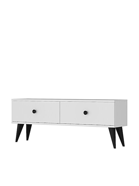 Έπιπλο Τηλεόρασης Μαύρο Μ120xΠ30xΥ41cm