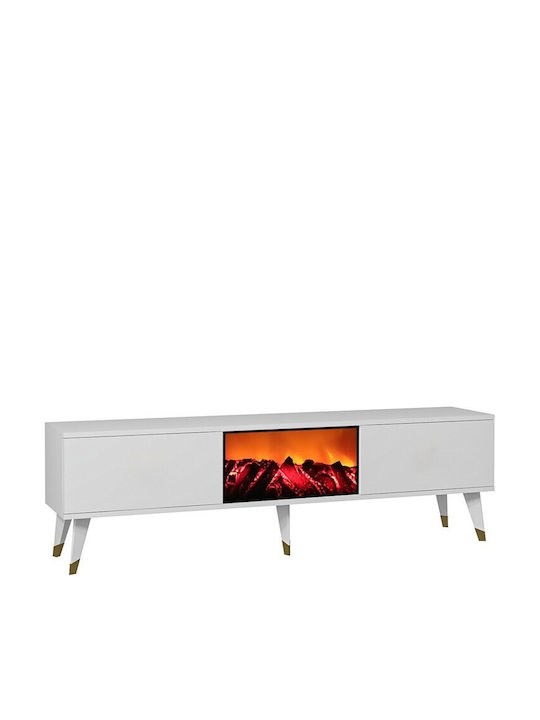 Έπιπλο Τηλεόρασης Μπλε Μ150xΠ30xΥ46cm