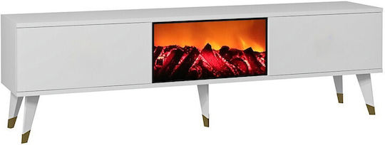 Stand TV De Podea Albastru 150x30x46 cm