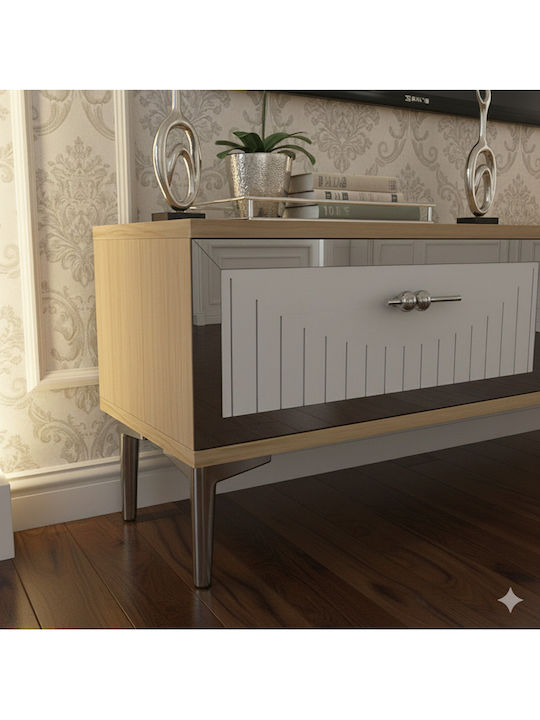 Gold TV Stand L120xD30xH41cm