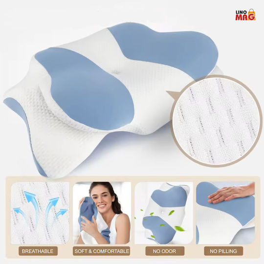 Linomag Pillow with Memory Foam 40x65x14.5cm White