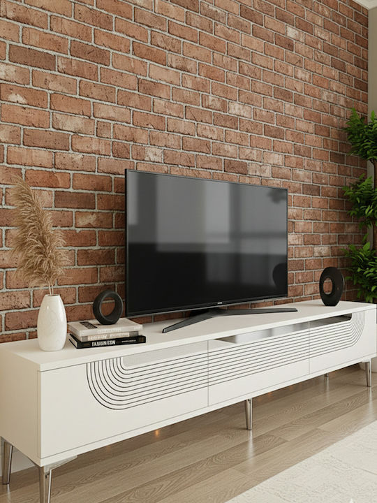 Gold TV Stand L180xD30xH41cm