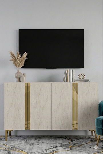 Έπιπλο Τηλεόρασης Καφέ Μ120xΠ32xΥ75cm