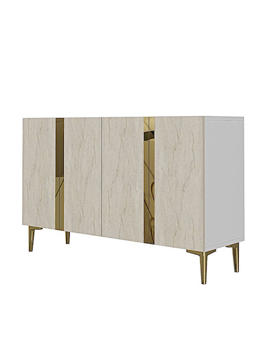 Brown TV Stand L120xD32xH75cm