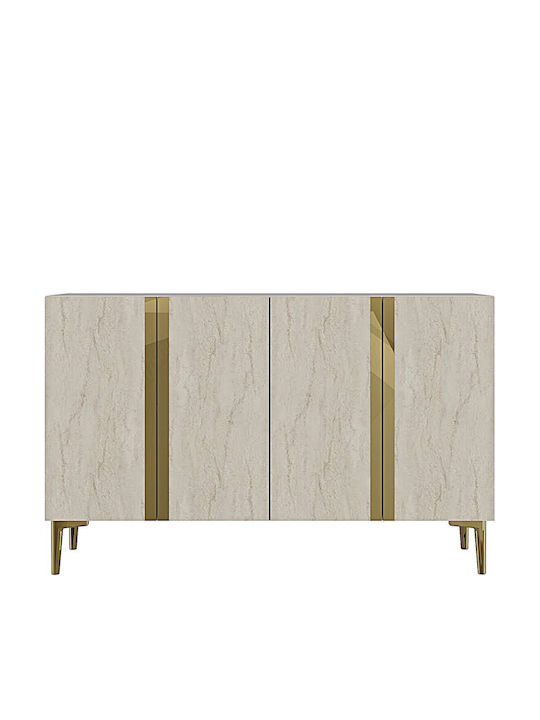 Brown TV Stand L120xD32xH75cm