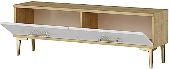 Έπιπλο Τηλεόρασης Χρυσό Μ120xΠ30xΥ41cm