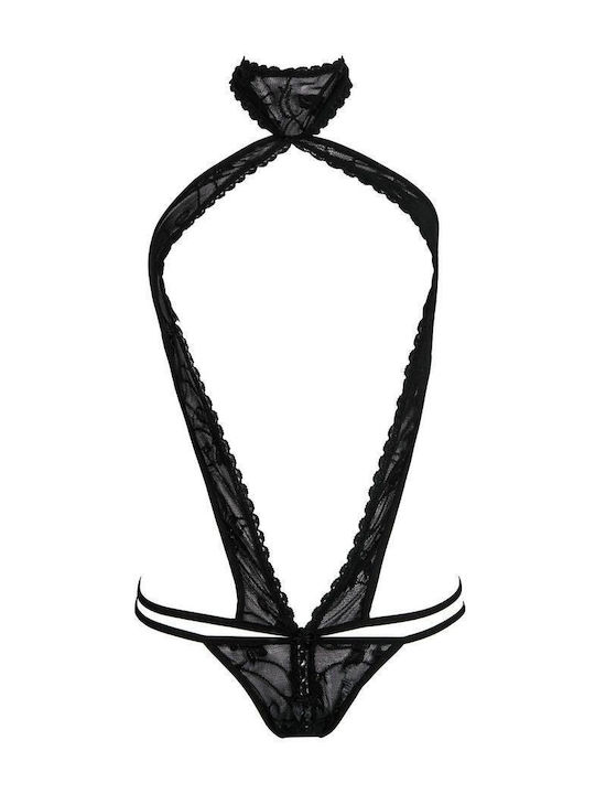 Anais Apparel Sexy Κορμάκι Μαύρο