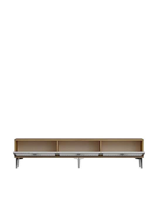 Έπιπλο Τηλεόρασης Χρυσό Μ180xΠ30xΥ41cm